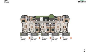 Sultan Residence Project  1+1, 2+1, 4+1 Apartments For Sale in Oba