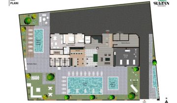 Sultan Residence Project  1+1, 2+1, 4+1 Apartments For Sale in Oba