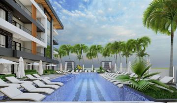 Sea Pearl Park Project 1+1 Apartments, 2+1 Duplexes in Oba For Sale