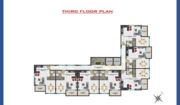 Sea Pearl Park Project 1+1 Apartments, 2+1 Duplexes in Oba For Sale